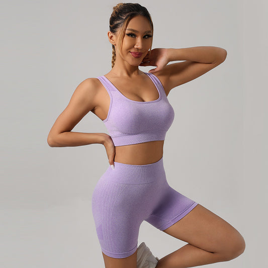 Sports Vest Underwear High Waist Trousers Peach Hip Workout Yoga Top