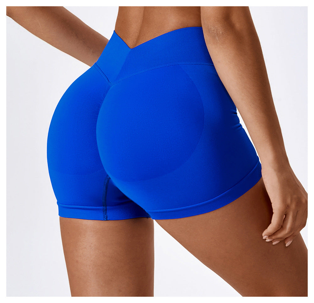 European And American Seamless High Waist Yoga Belly Contracting Hip Raise Fitness Pants