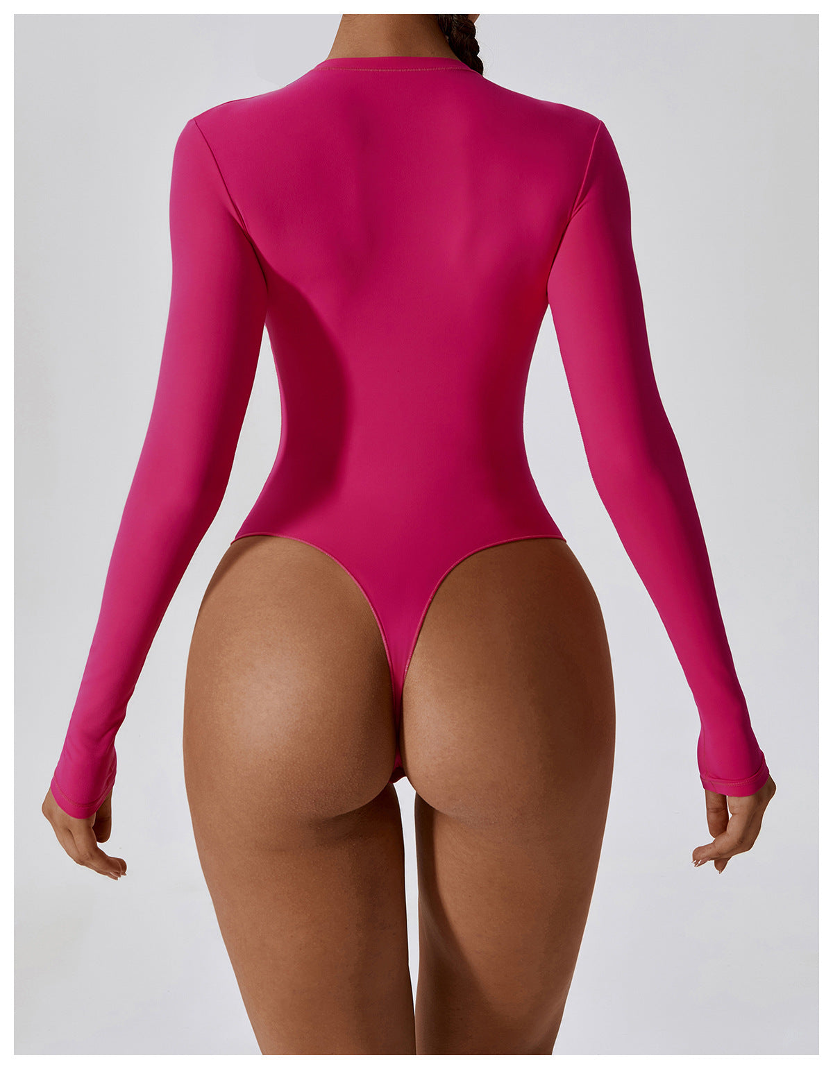 Slim Yoga Long Sleeve One-piece Ballet Base Bodysuit