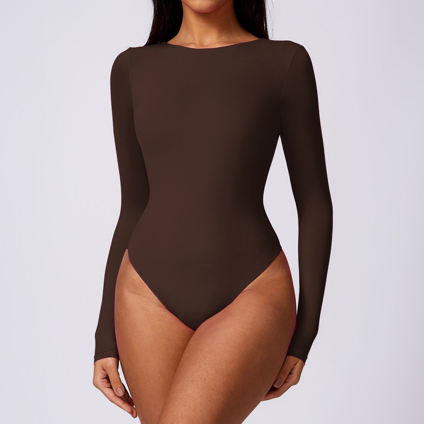 Women's Corset Long Sleeve Yoga Bodysuit