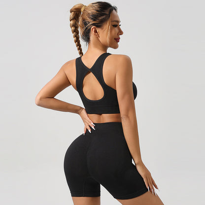 Sports Vest Underwear High Waist Trousers Peach Hip Workout Yoga Top