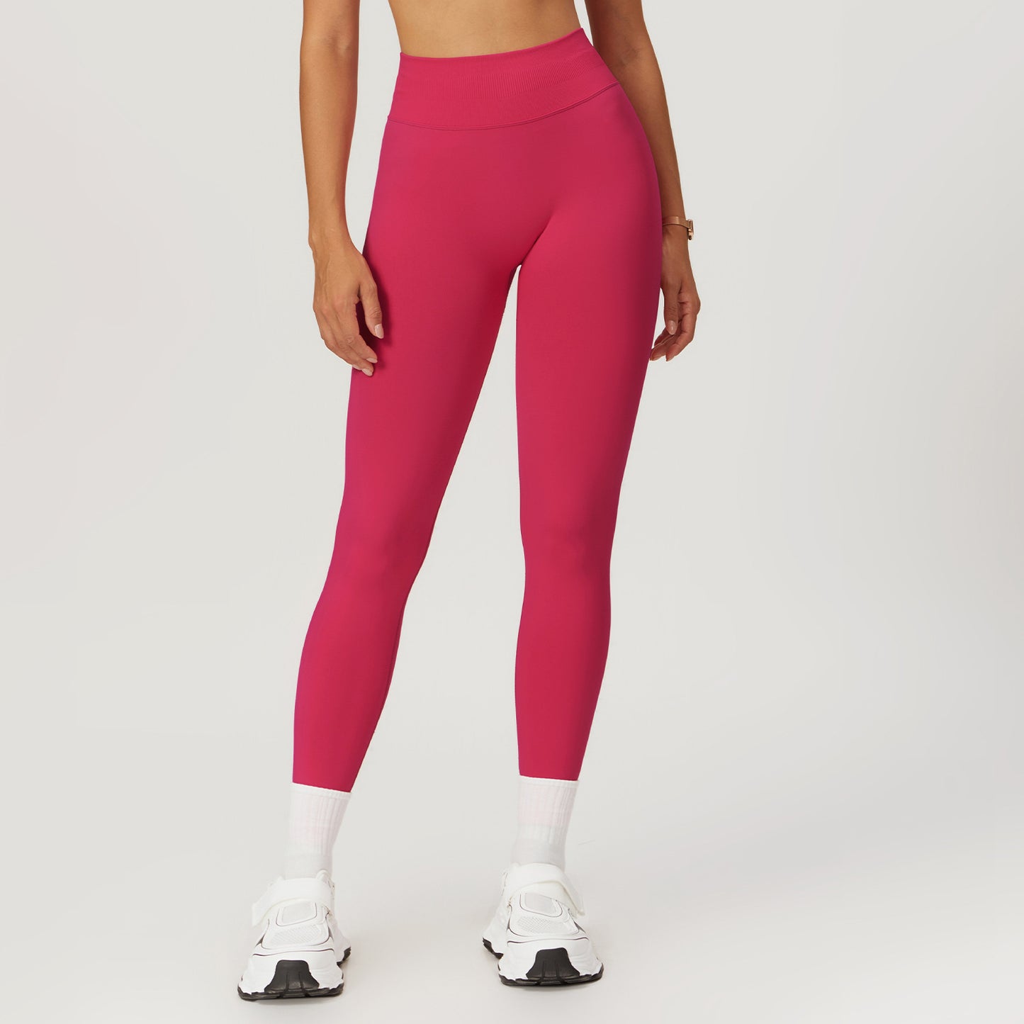 European And American Peach Hip Seamless Belly Contracting And Close-fitting Yoga Pants