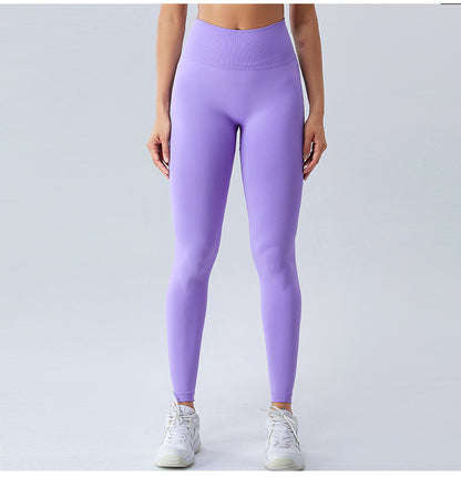 Outdoor Running Fitness Pants Women's Peach Hip Raise Seamless Sports Tights