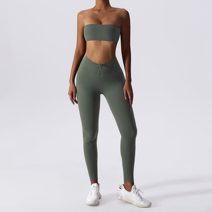 Women's Fashion Skinny Yoga Clothes Suit