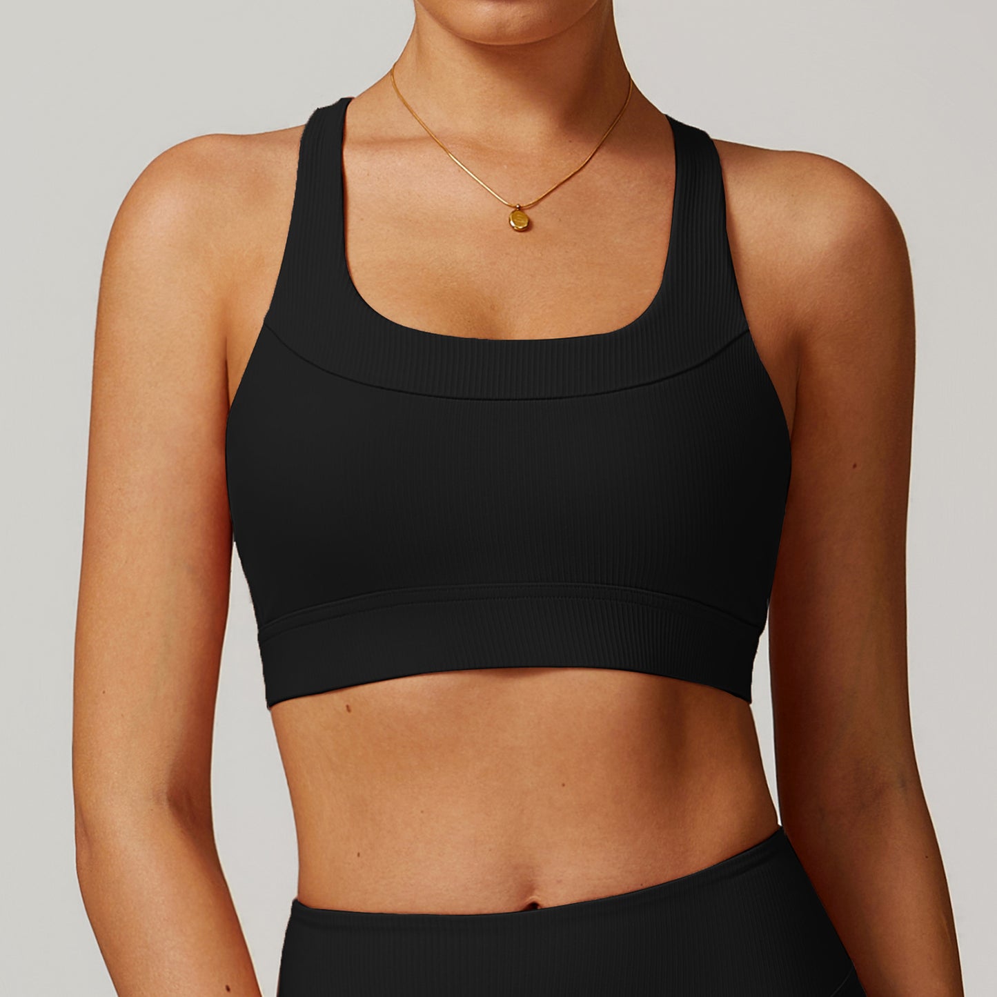 Threaded Tight Beauty Back Yoga Bra Top