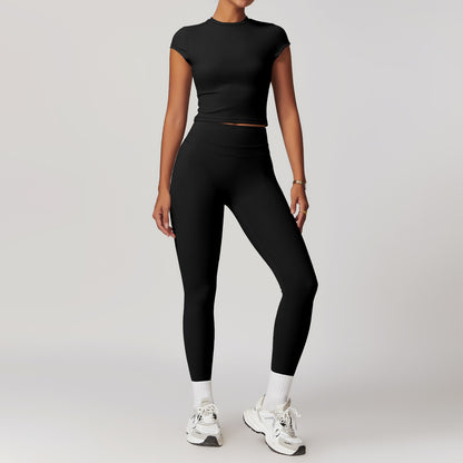 Yoga Suit Stretch High Waist Workout Clothes