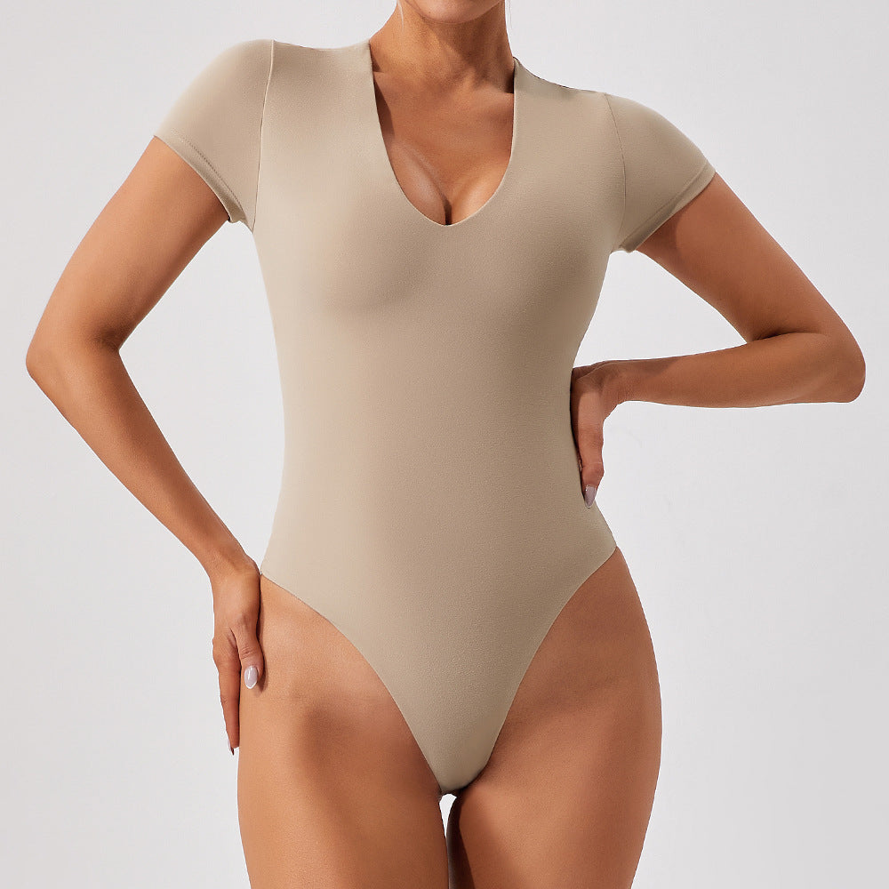 Spring Nude Feel Tight Yoga Jumpsuit