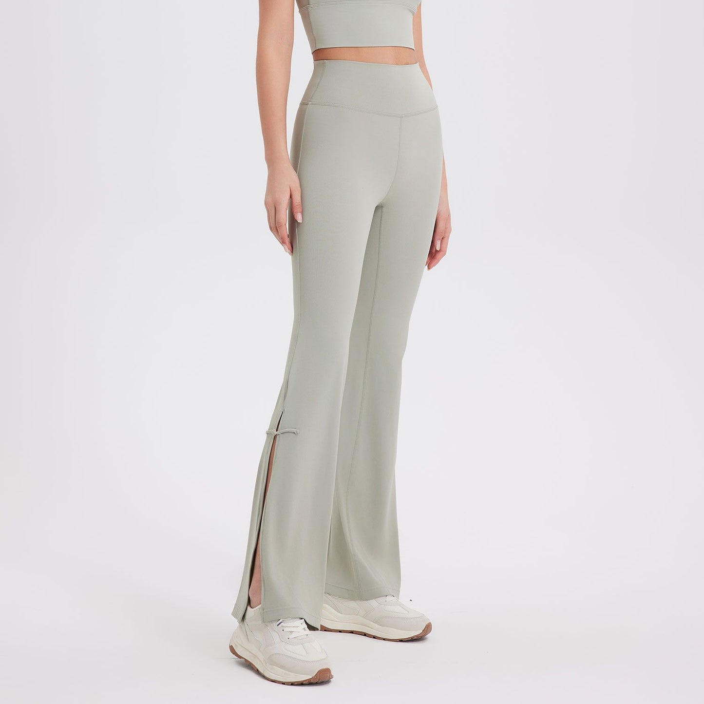 Peach High Waist Hip Lift Bell-bottom Pants Sports