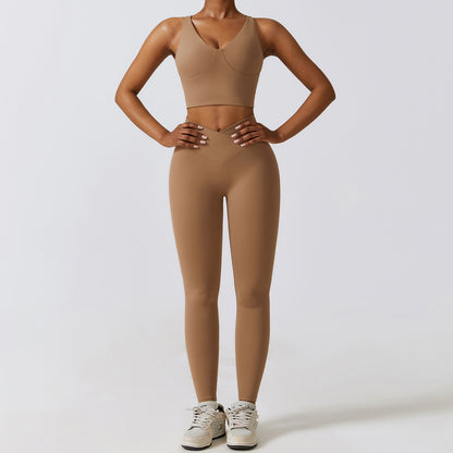 Running Tight Sports Quick-drying Beauty Back Yoga Suit