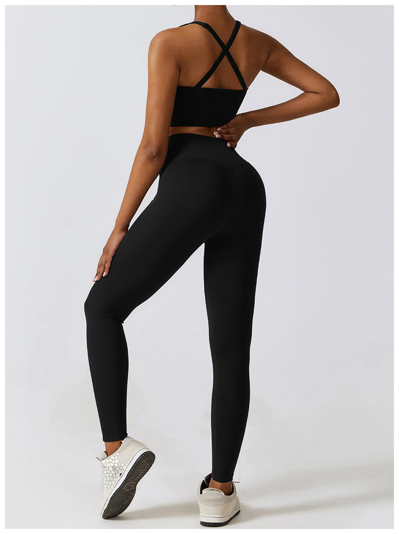 Running Tight Sports Quick-drying Beauty Back Yoga Suit